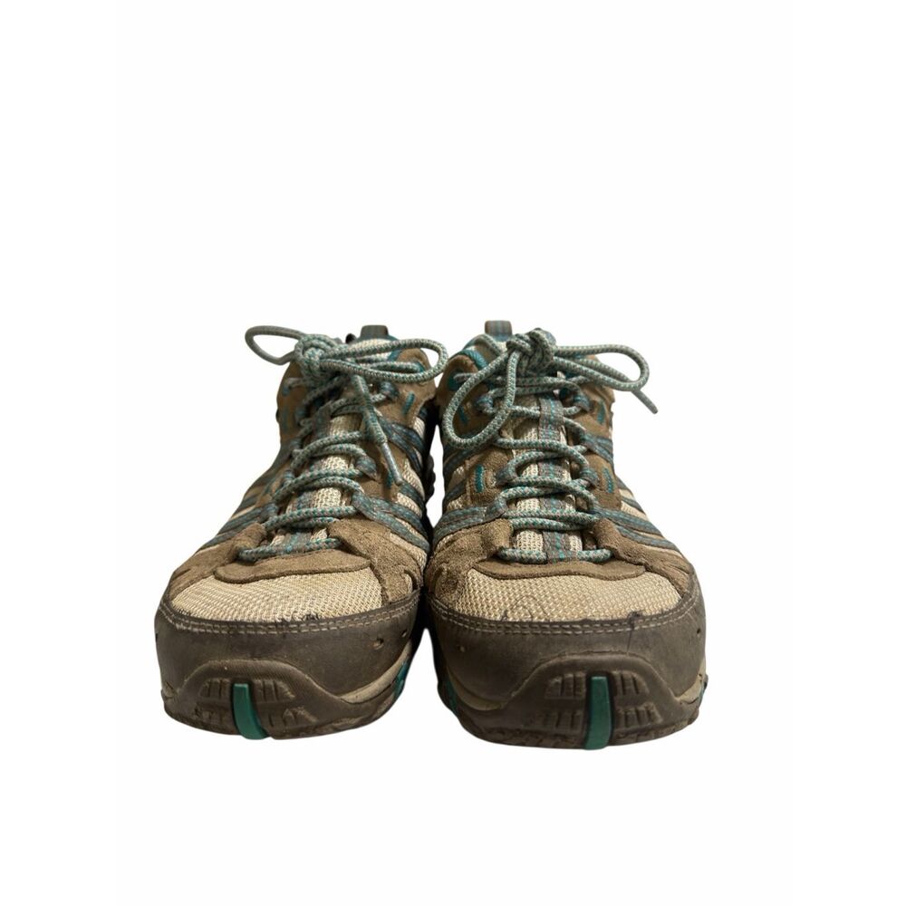 Merrell Crosslander 2 Waterproof Womens 7.5 Hiking Shoes Gray Turquoise Nice - Picture 3 of 6